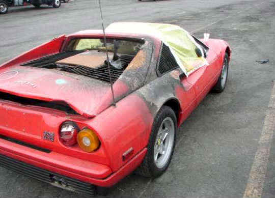 1987 Ferrari 328 GTS Engine Fire MAKE AN OFFER 18FL81