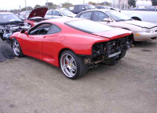 Salvage Title Ferrari for Sale
