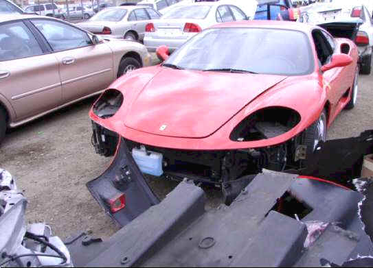 Salvage Title Ferrari for Sale 7